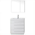 thumbnail image 1 of Virtu USA Bailey 30" Single Bathroom Vanity Cabinet in Glossy White, 1 of 6