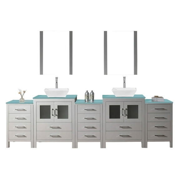 Virtu USA Clarissa 72-in. Double Bathroom Vanity