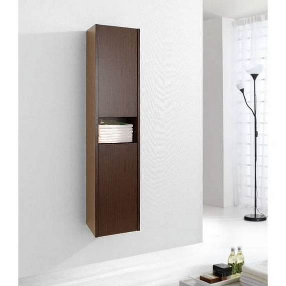 Virtu USA Delmore 11.8'' W x 55.1'' H Wall Mounted Cabinet