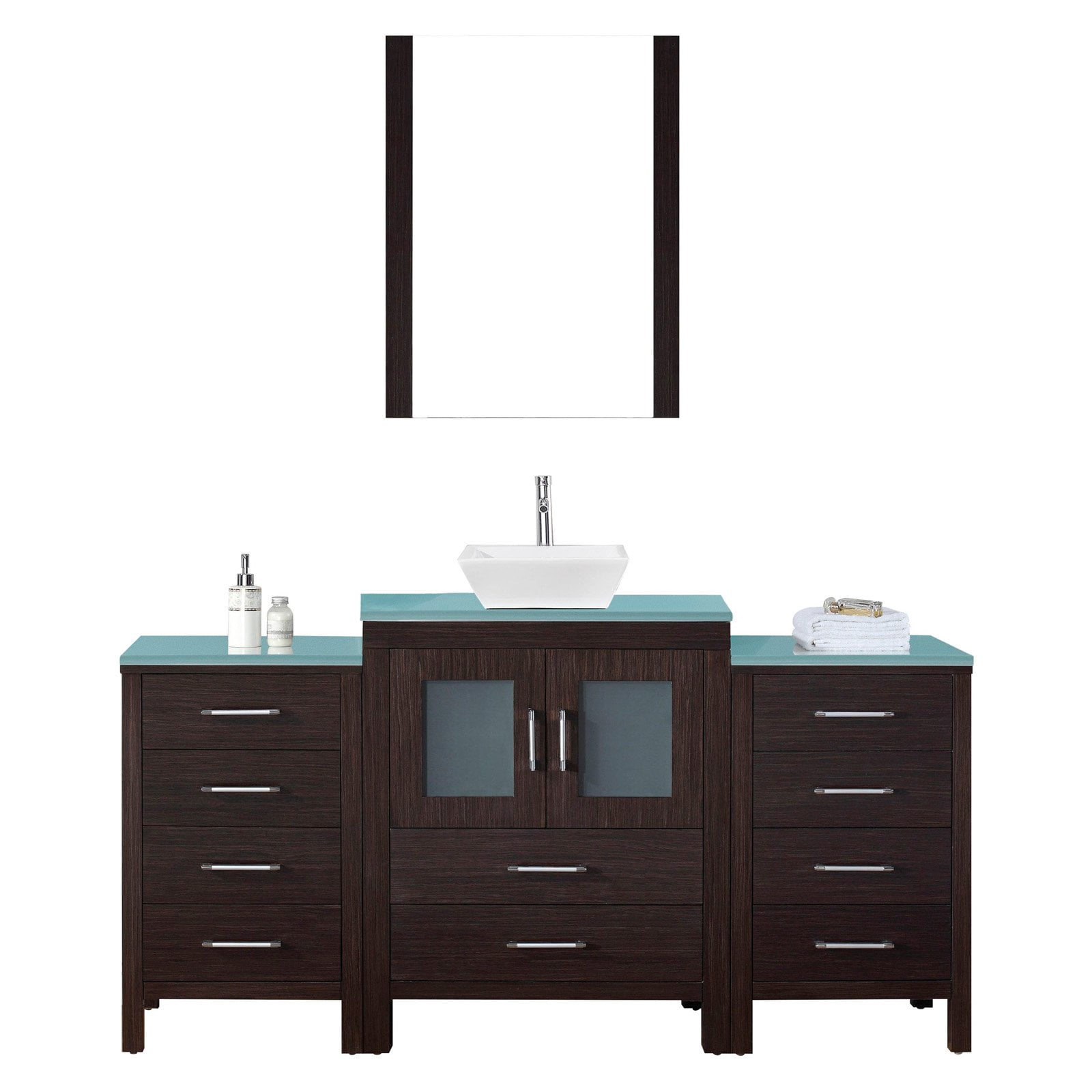 Virtu USA Dior Single Bathroom Vanity Set - Walmart.com