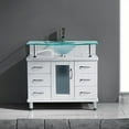 thumbnail image 1 of Virtu Vincente 36" Glass Single Bathroom Vanity in White, 1 of 4