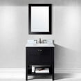 thumbnail image 1 of Virtu Winterfell 30'' Single Bathroom Vanity Set with White Marble Top and Mirror, 1 of 6