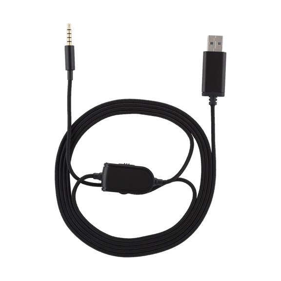 Virtual 7.1 Channel Surround Sound Game Earphone Audio Wire with 3.5mm Gold plated Plug