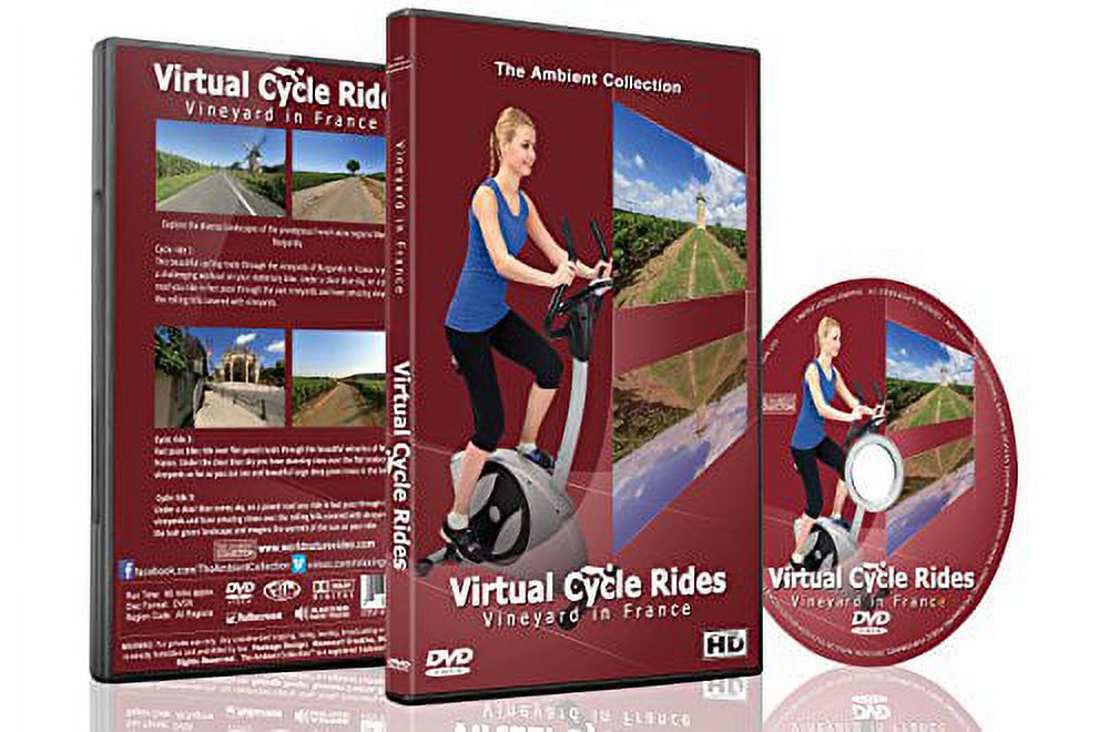 Virtual Cycle Rides - Vineyard in France - For Indoor Cycling ...