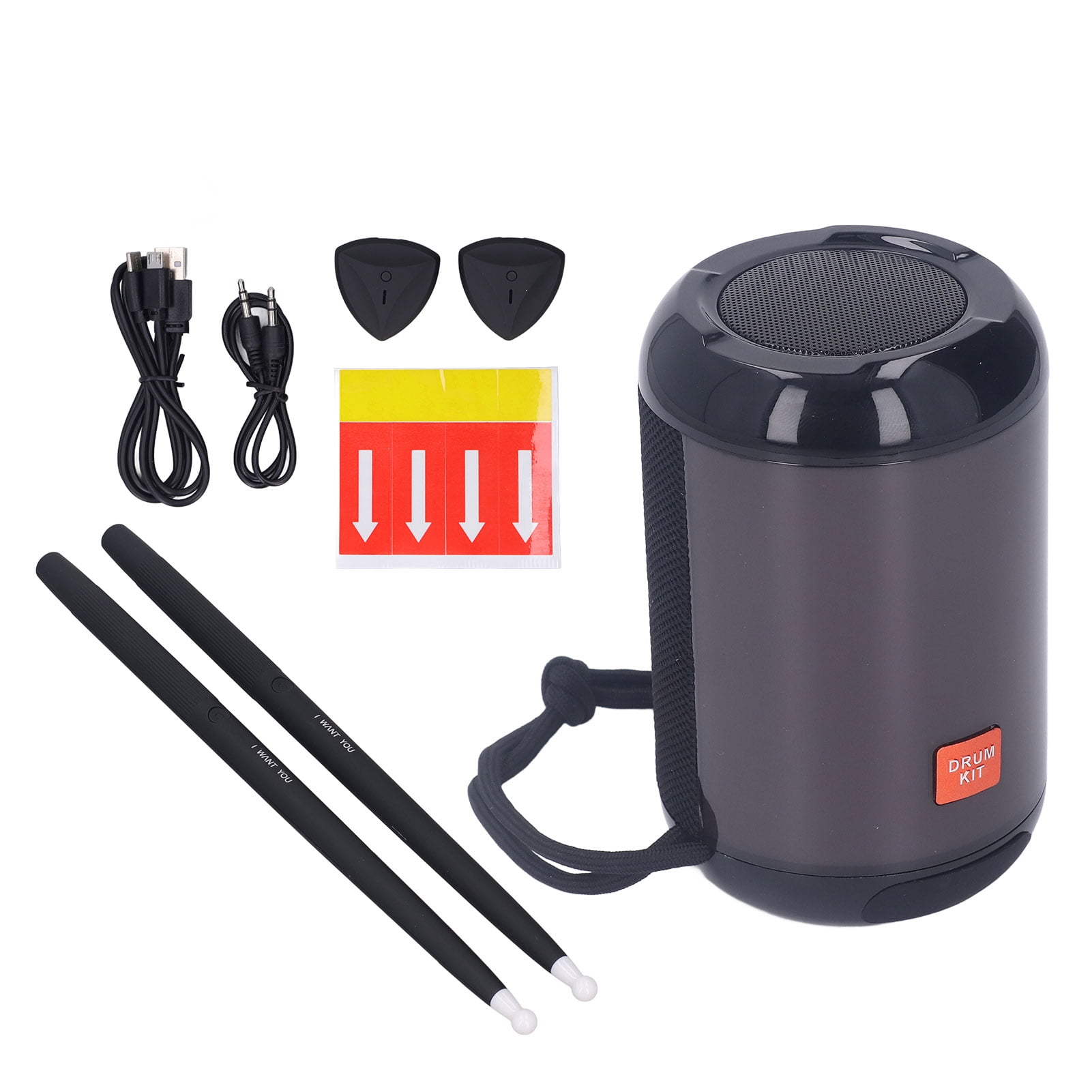 Virtual drum set portable professional air electric drum set with rgb
