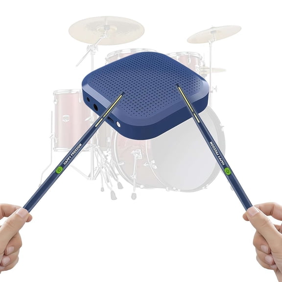 Virtual Electronic Drum Set, Air Drum Sticks Set, 2026 New Electric Drumsticks with Drumsticks, Pedals, Bluetooth and 8 Sounds, Electric Tabletop Drums Sets Machine for Beginners Adults