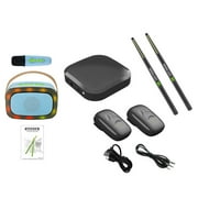 Virtual Electronic Drum Set, Electric Drumsticks Drum Set, Drum with Drumsticks,Pedals,Bluetooth and 8 Sounds,Electric Tabletop D-rum S-et Machine for Beginners Adults1