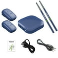 thumbnail image 1 of Virtual Electronic Drum Set with Bluetooth, 8 Sounds, Drumsticks & Pedal | Portable Silent Practice Kit for Beginners & Professionals, 1 of 1