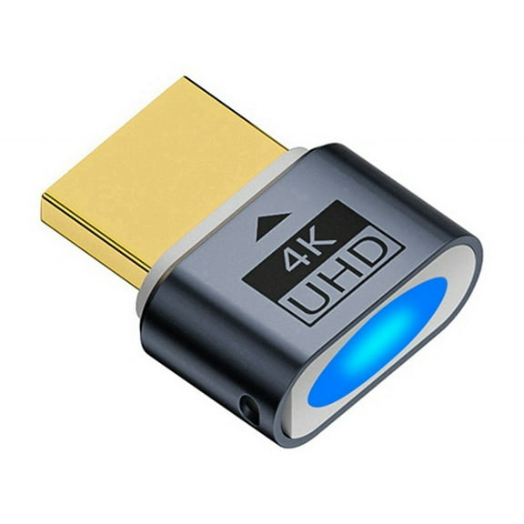 Virtual HDTV 4K Display Headless Display Adapter Supports 1080P@60Hz/120Hz Maximum Resolution 4K@60Hz