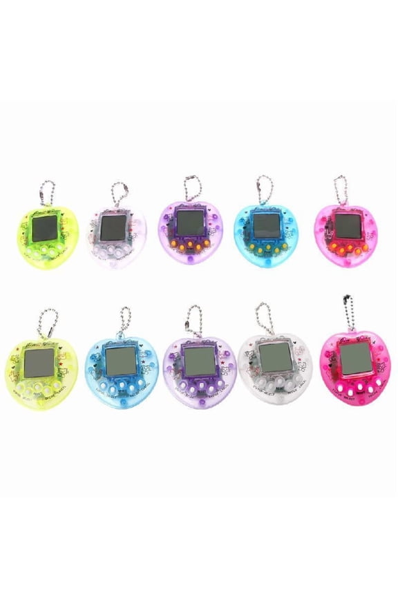 Virtual Pet Keychain Retro Handheld Game Machine Mini Game Consoles