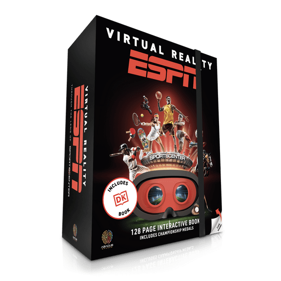 Virtual Reality ESPN! with DK Book by Abacus Brands | VR Goggles Included | Ages 8+