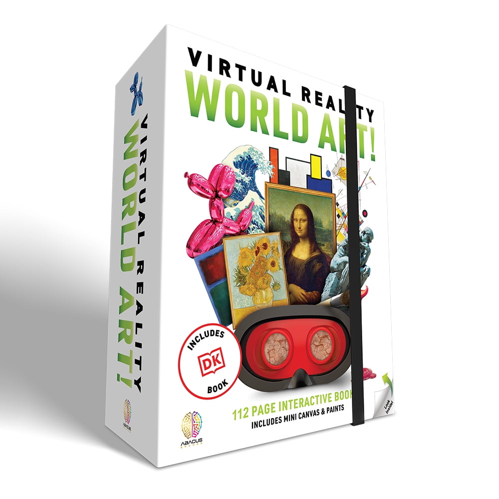 Virtual Reality World Art Set with VR Goggles and Interactive Book