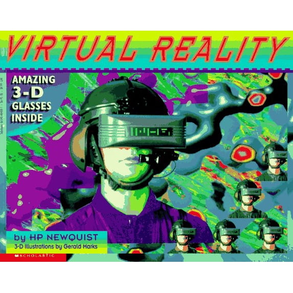 Pre-Owned Virtual Reality/Book and 3-D Glasses (Paperback) 0590484087 9780590484084