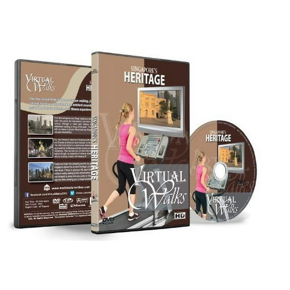 Virtual Walks - Singapore's Heritage for indoor walking, treadmill and cycling workouts [DVD]