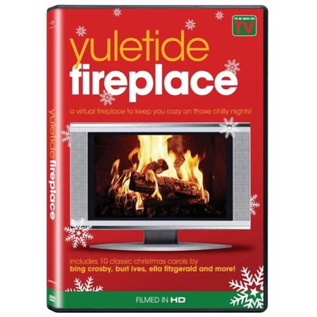 Virtual Yuletide Fireplace DVD Holiday Unrated