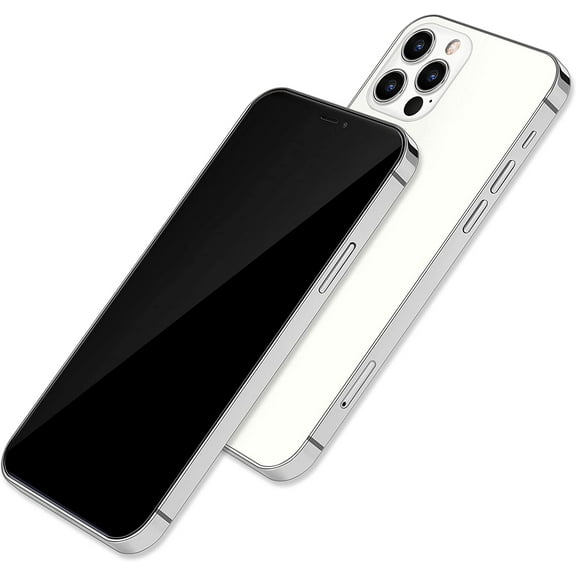 Virtual advanced display model phone, metal fake phone display model, do not work upgrade metal frame phone model12pro max Silver