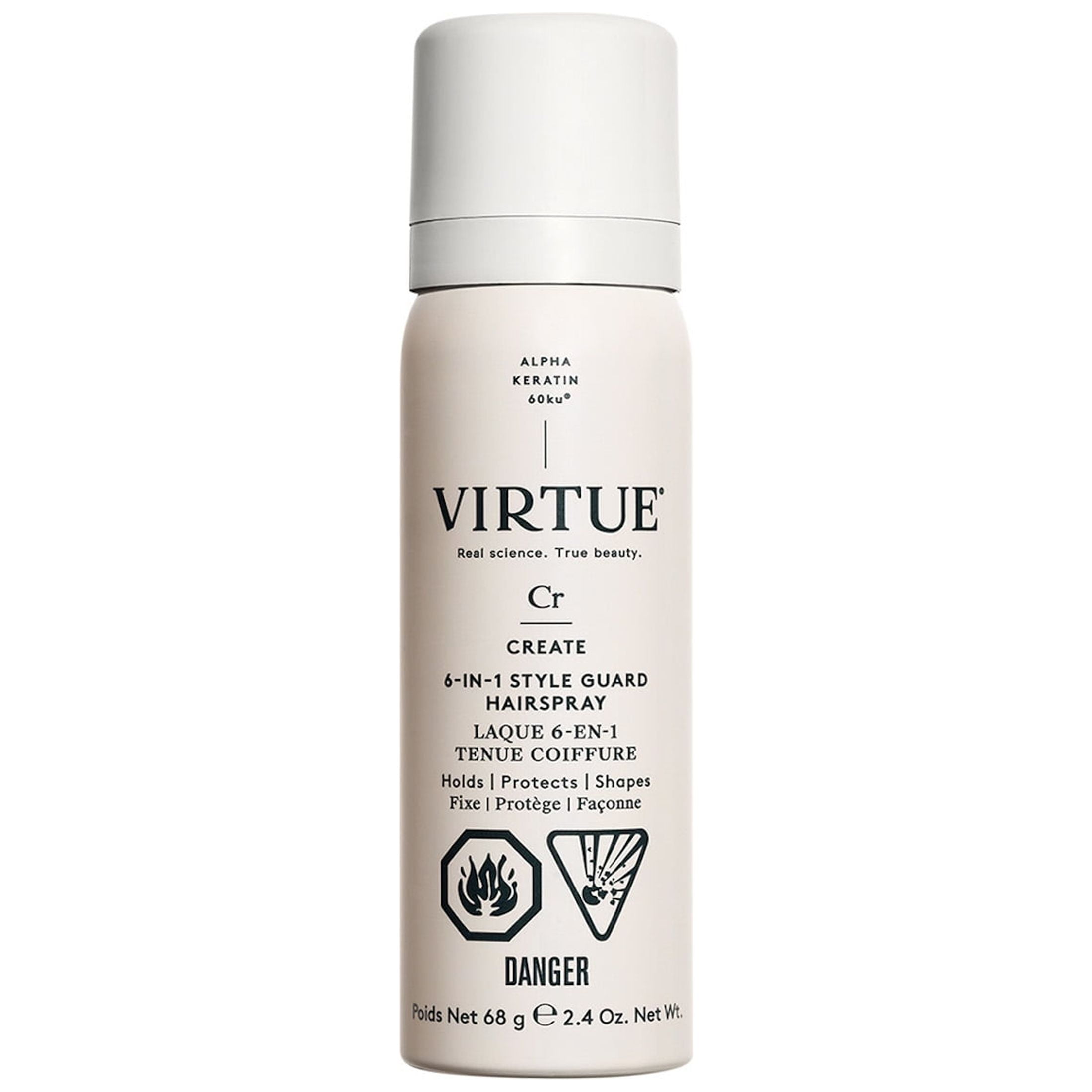 Virtue 6-in-1 Style Guard Heat Protectant Hairspray, 2 oz