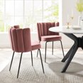 thumbnail image 1 of Virtue Performance Velvet Dining Chair Set of 2-EEI-4675, 1 of 7