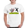 thumbnail image 1 of Virus And Vaccine T-Shirt Men -Wilfred Hildonen Designs, Male 5X-Large, 1 of 4
