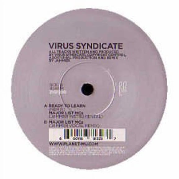 Virus Syndicate - Ready To Learn Remix/Major List MC's Remix - Electronica - Vinyl