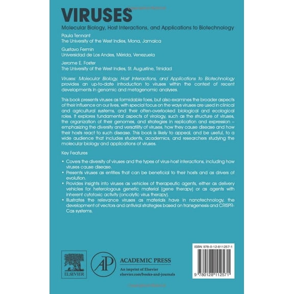 Pre-Owned Viruses: Molecular Biology, Host Interactions, and Applications to Biotechnology, (Paperback)