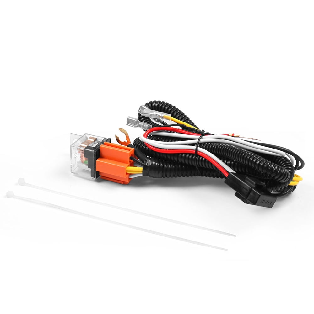 Virwir 12V Car Horn Wiring Harness Relay Kit Modified Accessories for