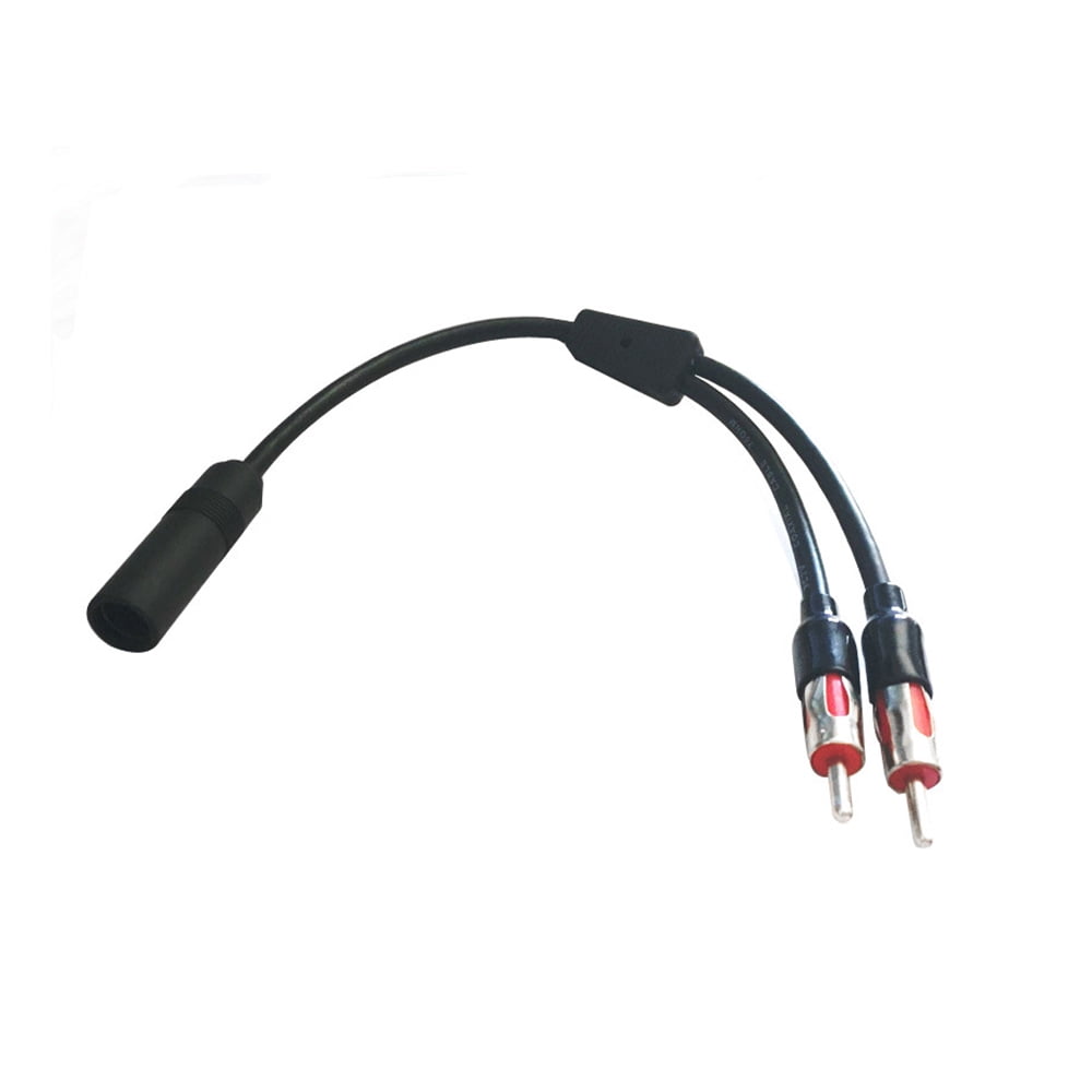 Virwir 30cm Car AM FM Antenna Splitter Adapter Car Auto Radio Antenna