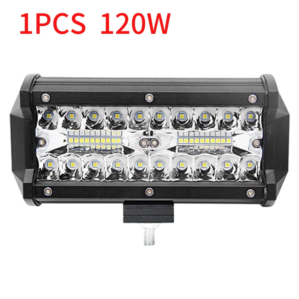 Virwir 7 Inch LED Light Bar OffRoad Fog Light LED Pods with Spot Flood Combination Beam