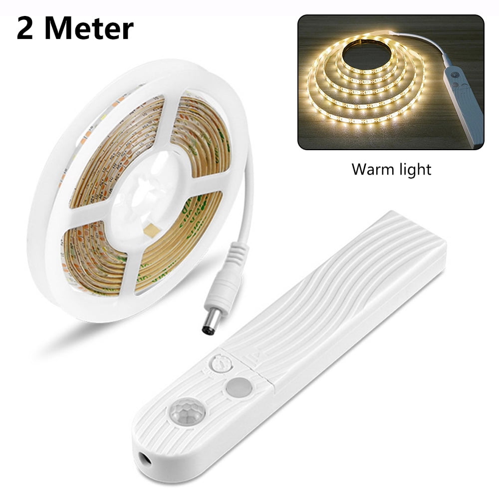 Virwir Motion Sensor Closet Strip Lights Rechargeable Motion Activated