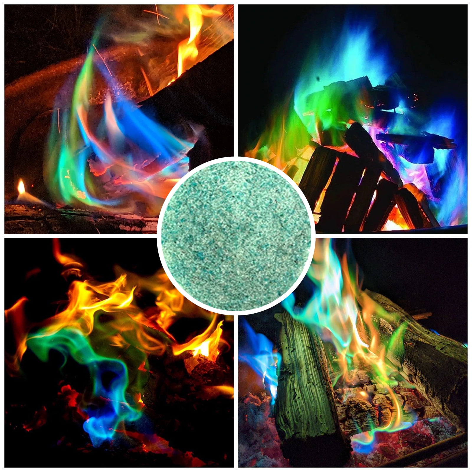 Virwir Mystical Fire Flame Colorant, ColorFlame Multicolor Wood Fire