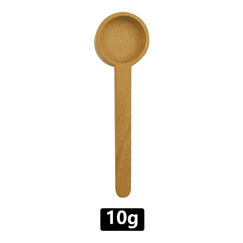 Virwir Wooden Coffee Scoop for Ground Coffee Measuring Spoon in Black