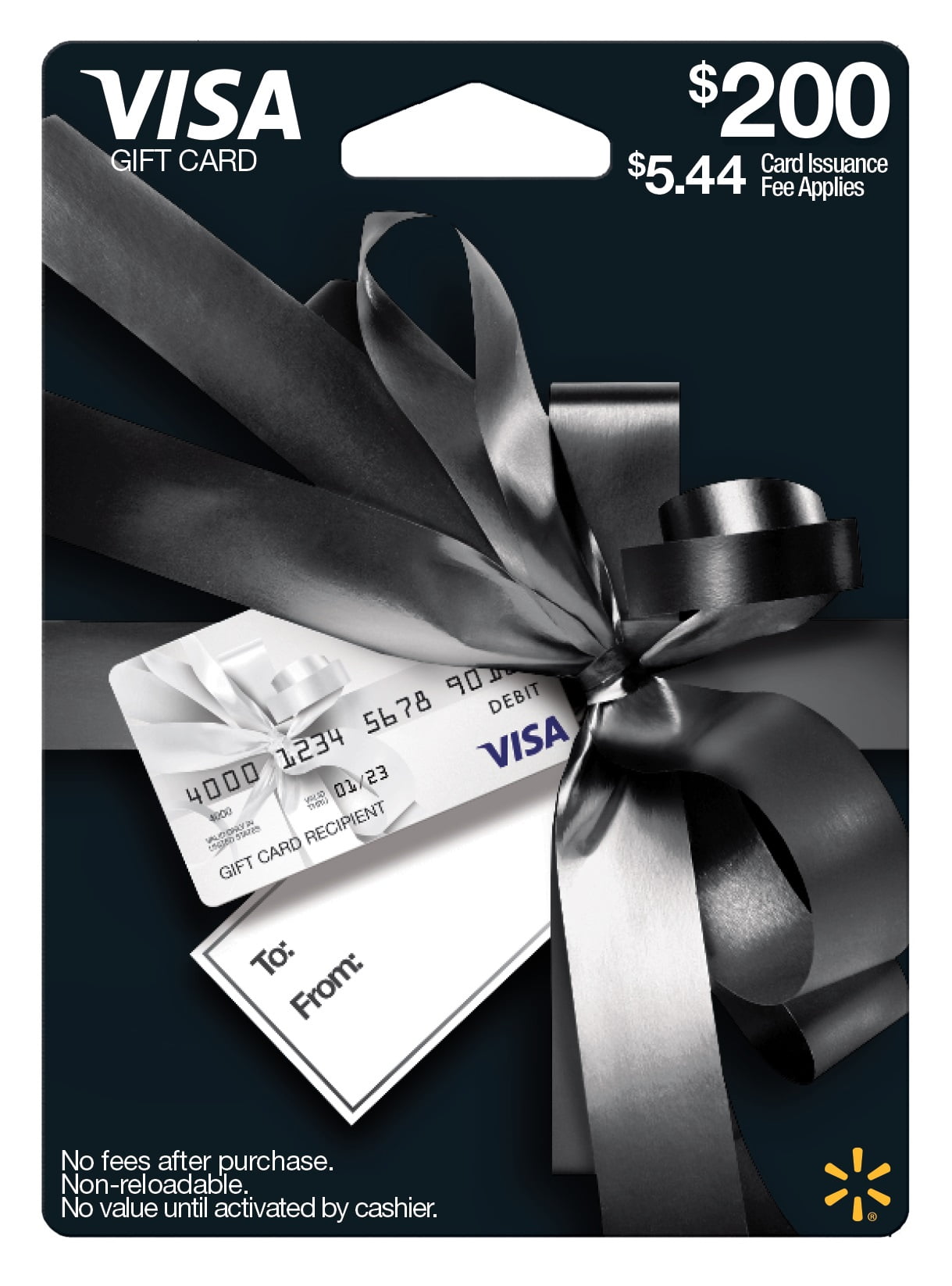Visa Giftcard Walmart Everyday Gift Card $200