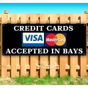 Visa Mc 13 oz Vinyl Banner With Metal Grommets