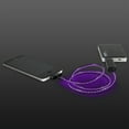 thumbnail image 1 of Visable Purple LED Light Up 3FT USB 30 Pin Data Sync Charging Cable Charger Cord, 1 of 3