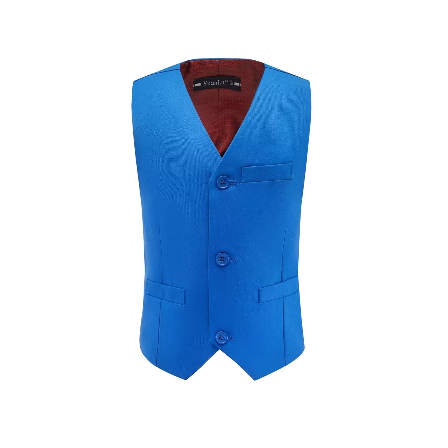 Long Sleeve Boy Vest Blue