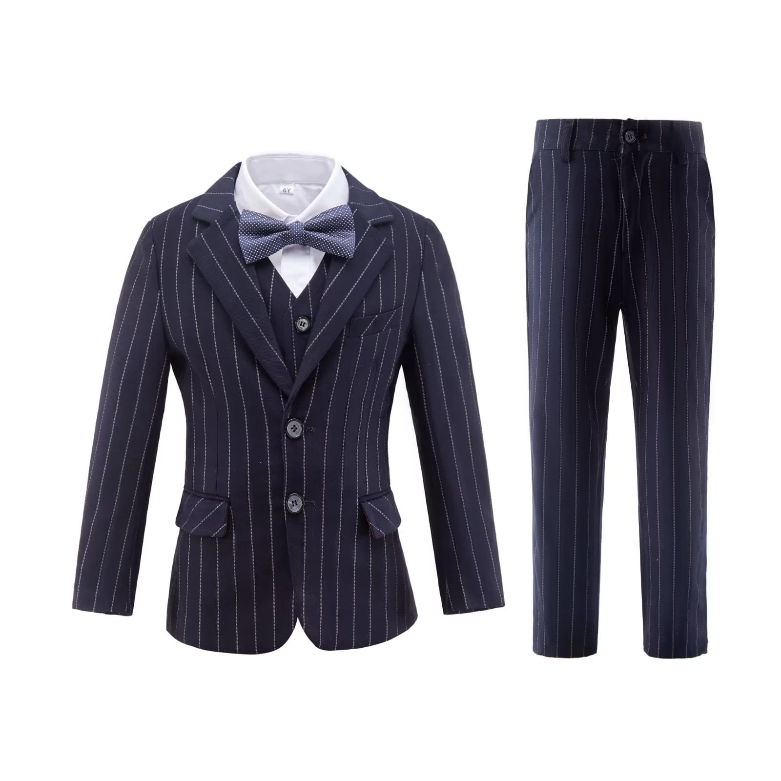 Costume Garçon Porteur De Bagues Visaccy - Veste, Gilet, Pantalon, Chemise, Cravate
