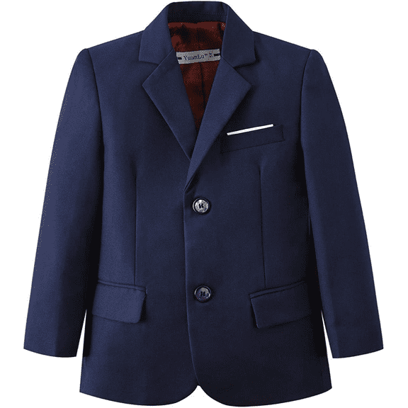 Visaccy Boys' Formal Suits Blazer Jacket Coat for Kids
