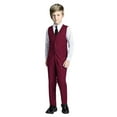thumbnail image 1 of Visaccy Boys Formal Vest & Shirt & Pants and Tie (Boy's), 4-Piece Set, Sizes 2-14, 1 of 3