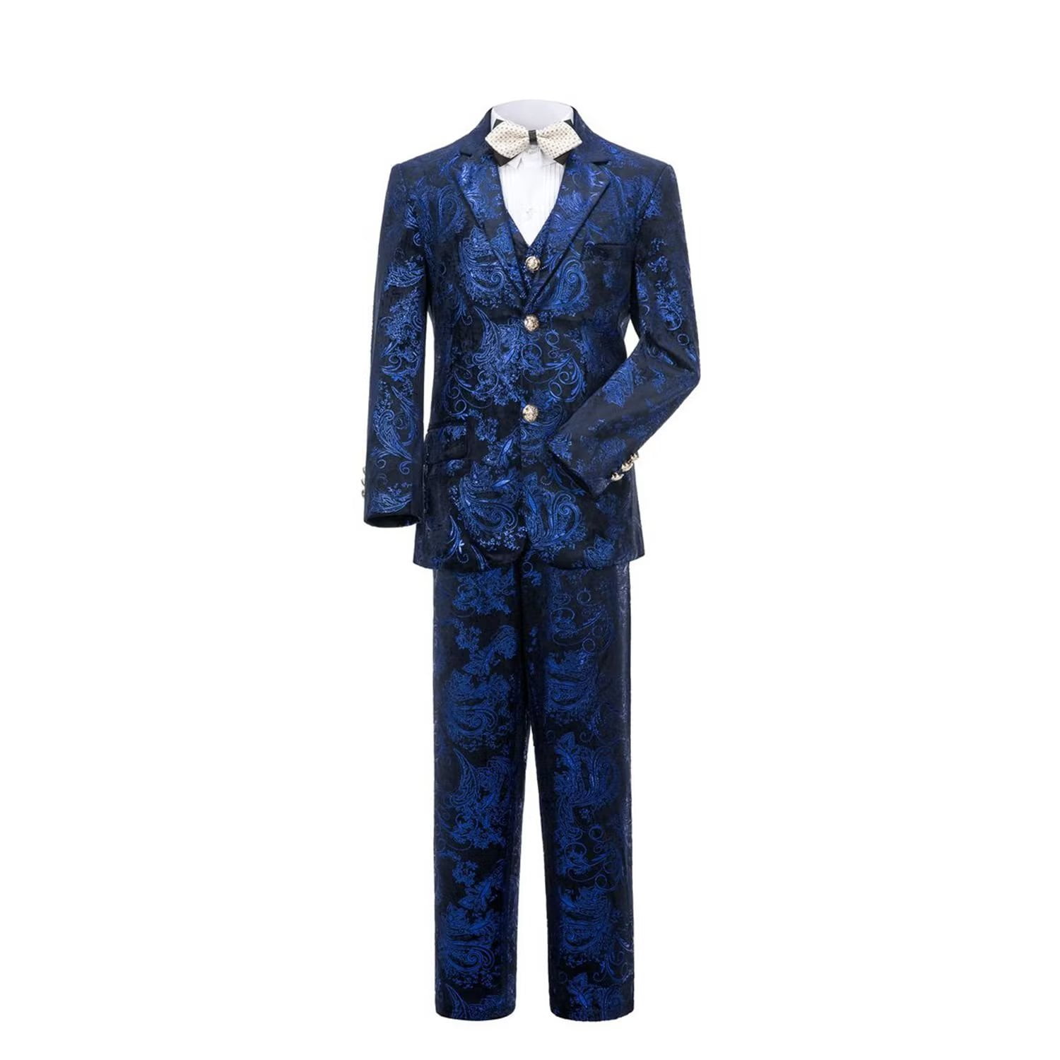 Boys Dress Suits Size 10-12 Visaccy Boys Slim Fit Suit 4-Piece