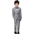 thumbnail image 1 of Visaccy Toddler Slim Fit Gray, Vest & Pants (Boy's), Size 4T, 1 of 4