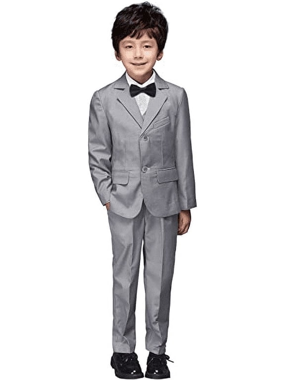 Toddler Slim Fit Gray, Vest & Pants (Boy's), Size 4T