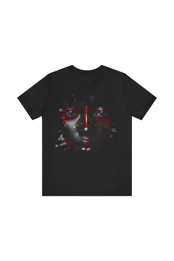 Visage Adorned With Striking Markings - Jersey Short Sleeve Tee