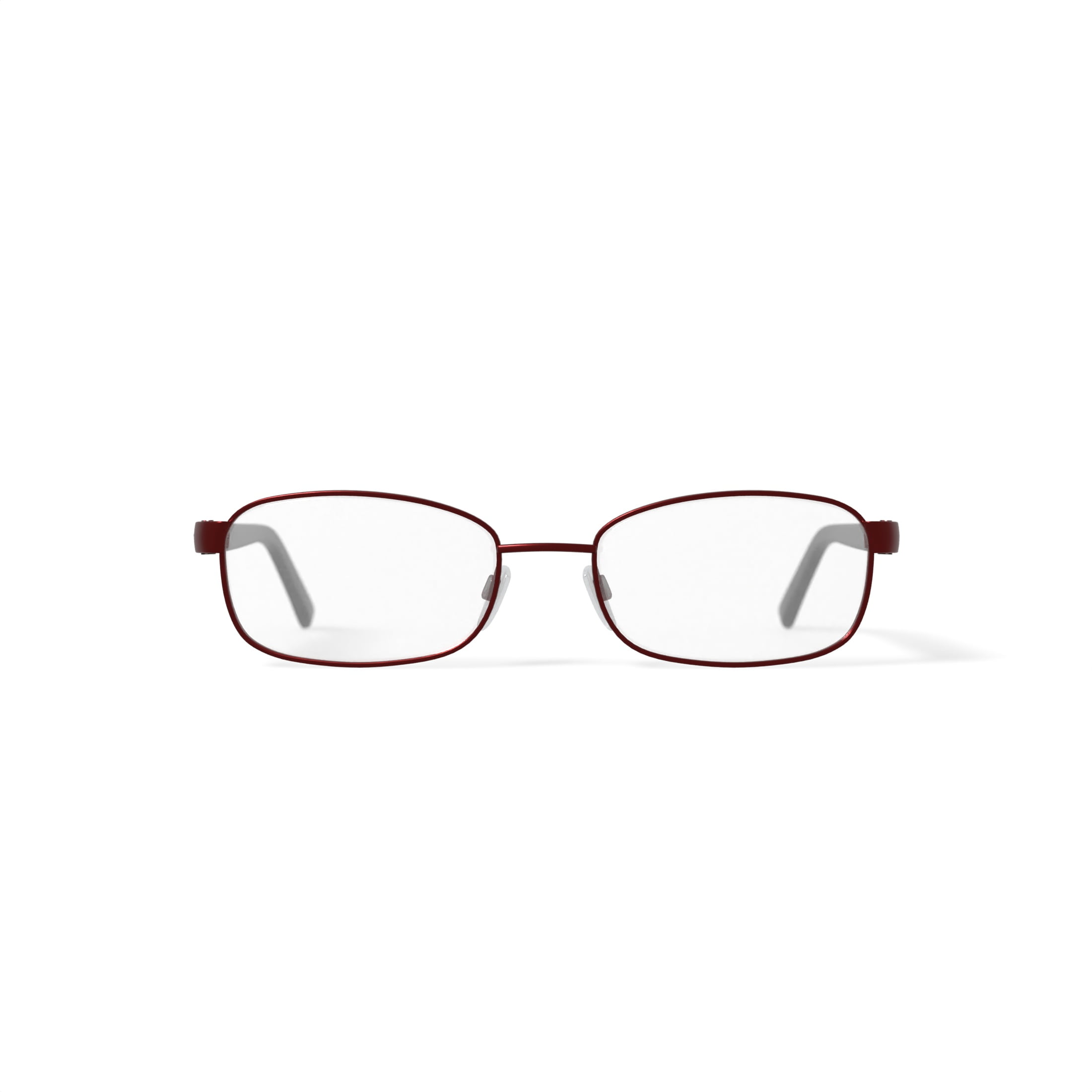 Visage Women's E214 Rectangular Prescription Eyeglasses with Case, Red