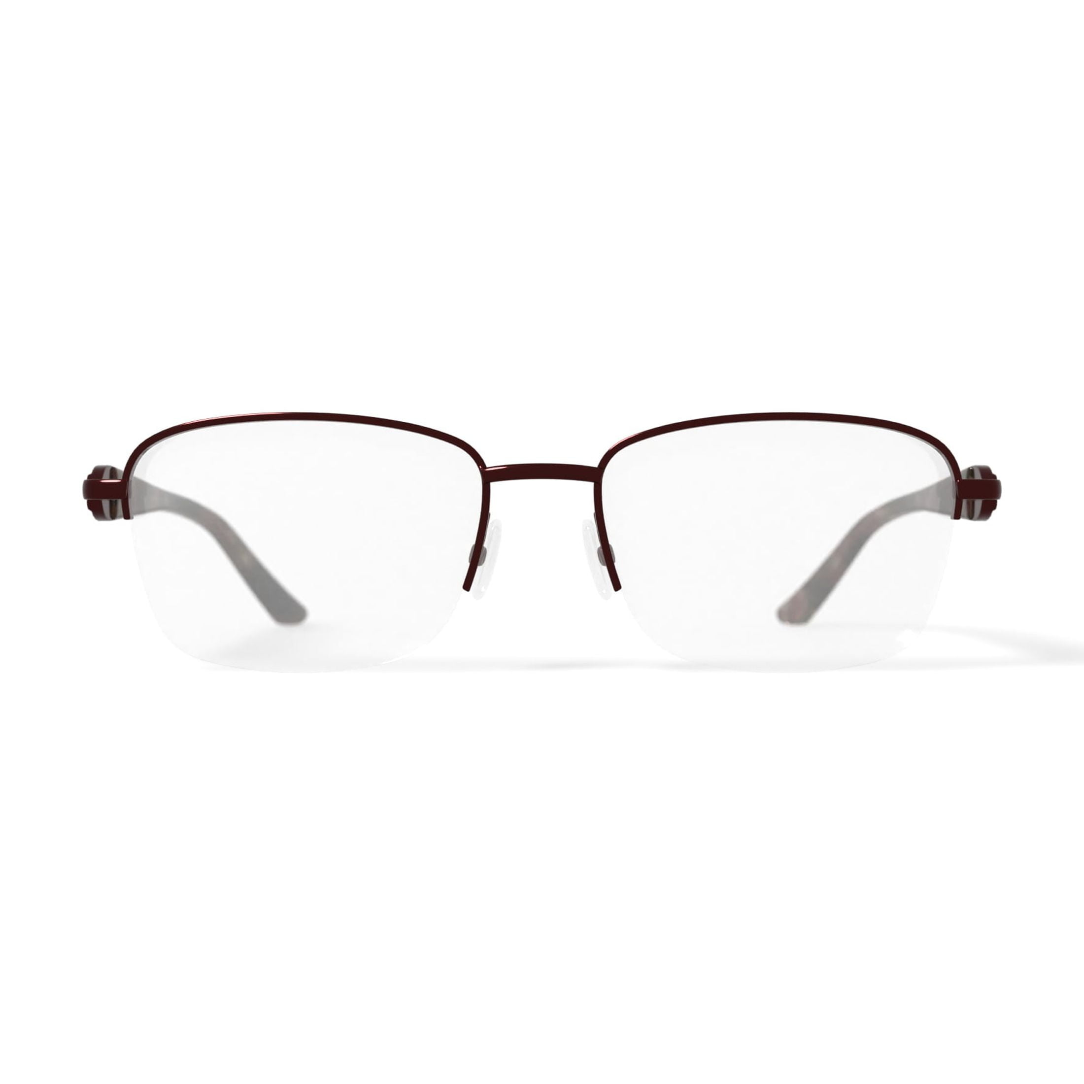 Visage Women's E215 Prescription Eyeglasses with Case, Burgandy