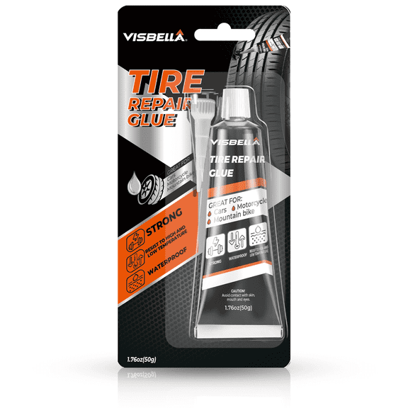 Visbella Tire Repair Glue,Waterproof,1.76 oz