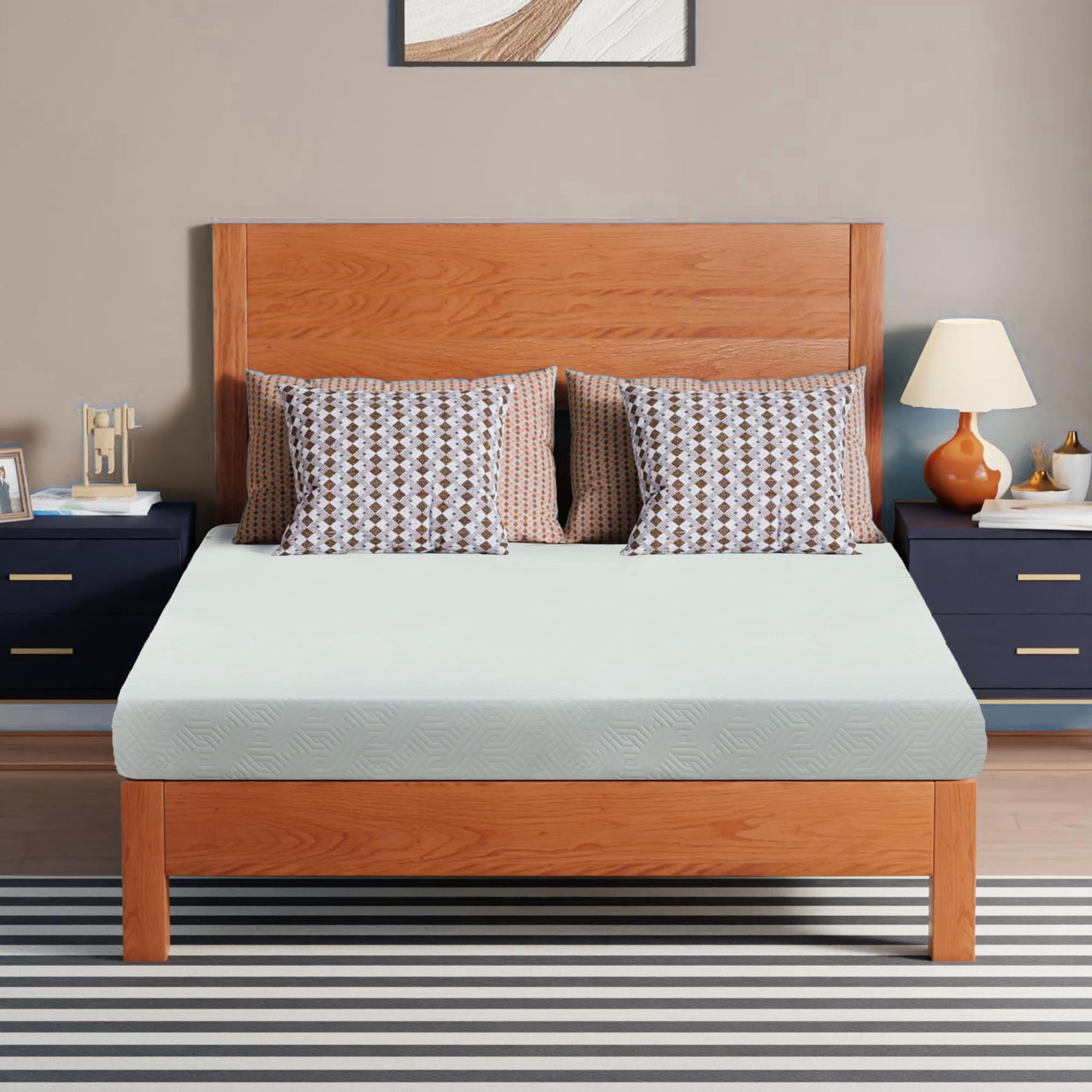 ViscoLogic 5" Twin Mattress in a Box, Kids Adult Tight Top Medium Comfort Reversible Resilience Foam