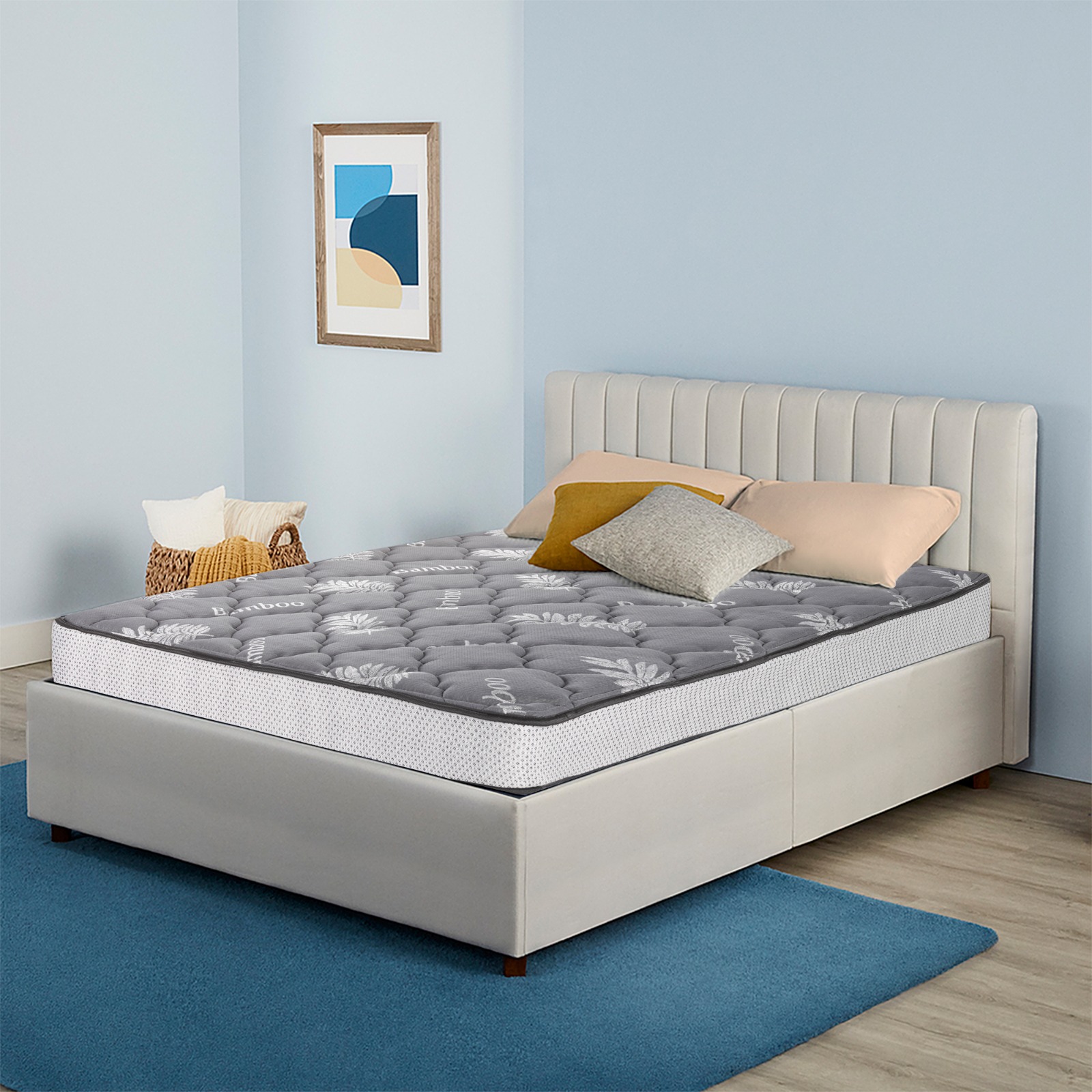 ViscoLogic 7 Inch Quilted Gel Memory Foam Mattress, Cool Sleep