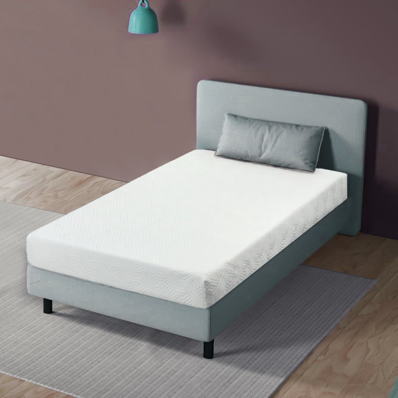ViscoLogic Twin Mattress in a Box, Mattress for Kids Adults, Bunk Bed Mattress, CertiPUR-US® Certified