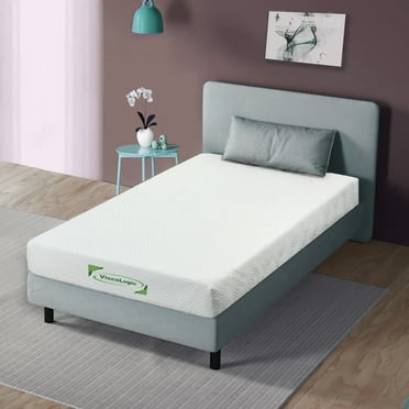 ViscoLogic Twin Mattress in a Box, Mattress for Kids Adults, Bunk Bed Mattress, CertiPUR-US® Certified