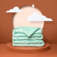 thumbnail image 1 of ViscoSoft Fleece Blanket Full/Queen Size - Soft & Plush Comforter, Lightweight Design - Mint Green Aqua Throw Blanket for Sofa, Bed, Couch, All Seasons, Pets, 1 of 6